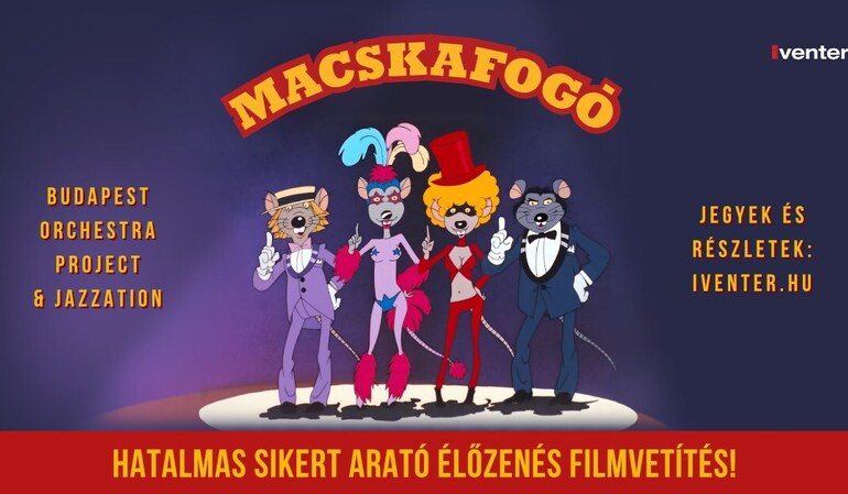 Macskafogó - élőzenés filmvetítés